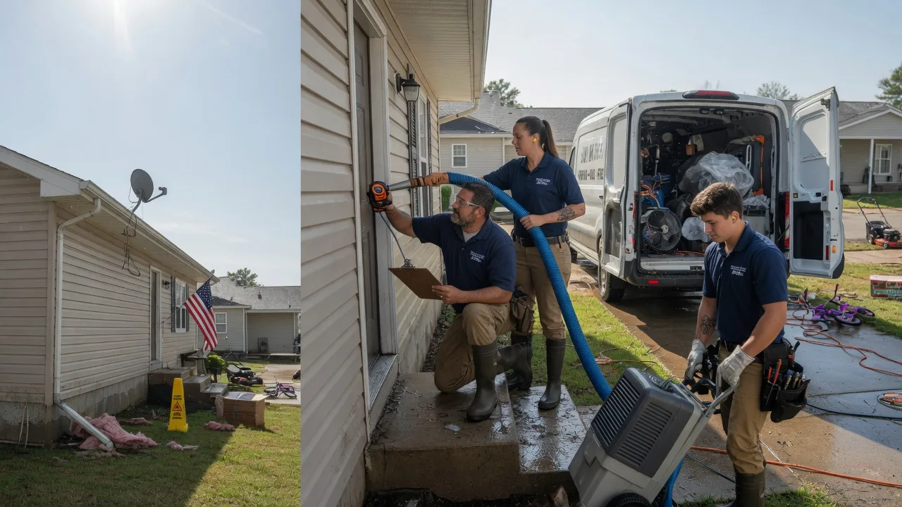 Ceiling Water Damage Restoration in Redgranite, WI near me